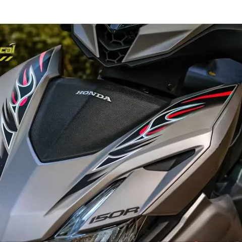 TEM LỬA DÁN XE WINNER X V3 MÀU BẠC XANH ĐEN - Decal Cao Cấp Nhất