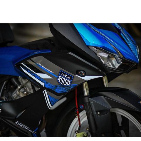 [Siêu Sale] TEM RỜI mẫu RS 150 hiệu ứng khói cực chất cho Winner X xanh đen - cực hot 2022 Quyen Decal