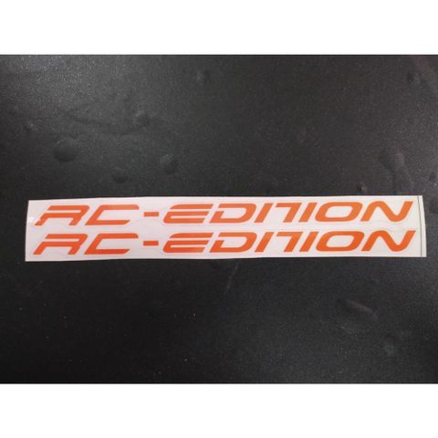 Tem Dán Phuộc RC EDITION Nhiều Màu Chọn Lựa  - Decal In Chất Lượng