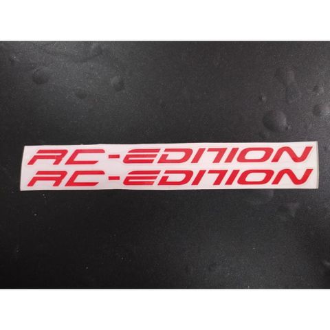 Tem Dán Phuộc RC EDITION Nhiều Màu Chọn Lựa  - Decal In Chất Lượng
