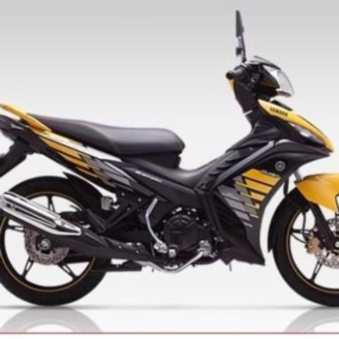 Tem Rời Yamaha Exciter 135 Zin 2014 Vàng Đen  - Decal In Chất Lượng