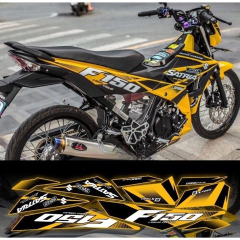Tem rời satria zin F150 phối đủ màu