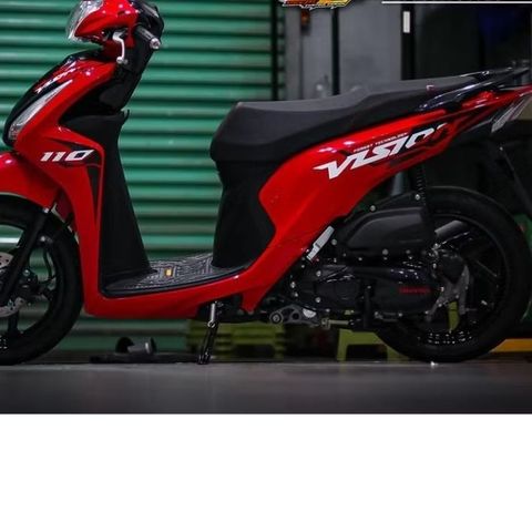 Tem rời xe Vision 2014 đỏ trắng đen, thiết kế đẹp mắt, in sắc nét, 3 lớp không bay màu MD00121 Cao Cấp
