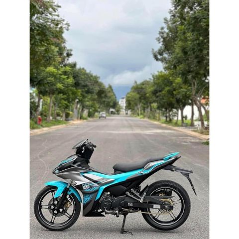 Tem rời exciter 155 y16zr xanh bạc , tem 3 lớp bền màu - Decal Cao Cấp Nhất