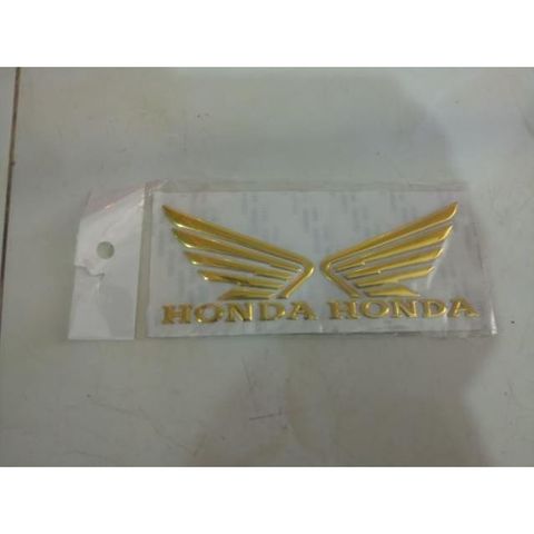 Logo cánh chim honda nhựa xi - Tem 3 Lớp  Cao Cấp