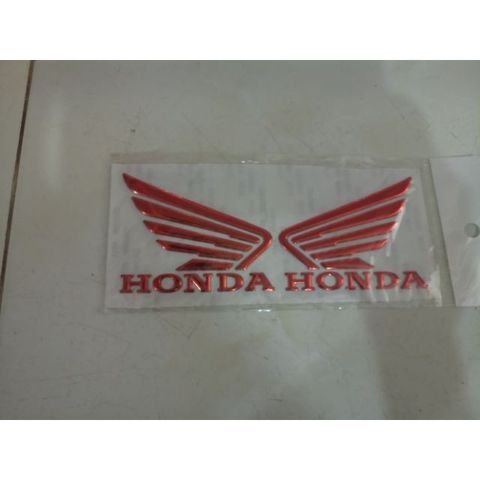 Logo cánh chim honda nhựa xi - Tem 3 Lớp  Cao Cấp
