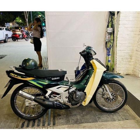 Tem Rời Suzuki Xipo 120 Rgv Xanh Rêu  - Decal In Chất Lượng