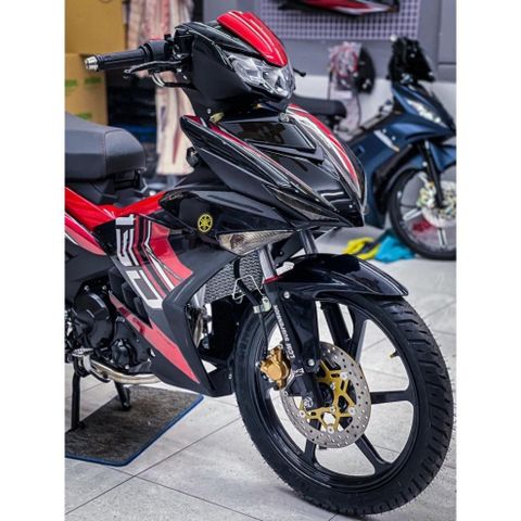 tem rời exciter 150 đen đỏ cover đơn giản chuẩn from  , tem 3 lớp bền màu - Decal Cao Cấp Nhất