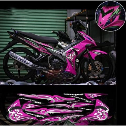 Tem rời exciter 2010 chữ tàu mới phối đủ màu xe