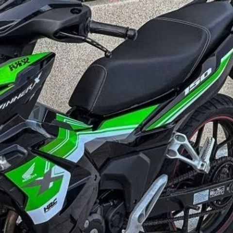 TEM HRC DÁN XE WINNER X V3 MÀU ĐEN XANH LÁ CÂY DẠ QUANG - Decal Cao Cấp Nhất