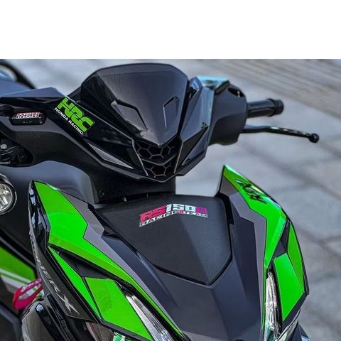 TEM HRC DÁN XE WINNER X V3 MÀU ĐEN XANH LÁ CÂY DẠ QUANG - Decal Cao Cấp Nhất