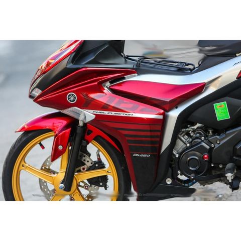 Tem rời Exciter 155 Y16ZR đỏ đen , in sắc nét, 3 lớp không phai màu CM00100 1 2