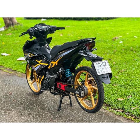 Tem rời exciter 150 vàng đen y15zr ảnh thực tế , tem 3 lớp bền màu - Decal Cao Cấp Nhất