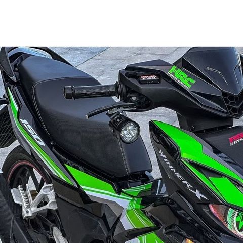 TEM HRC DÁN XE WINNER X V3 MÀU ĐEN XANH LÁ CÂY DẠ QUANG - Decal Cao Cấp Nhất