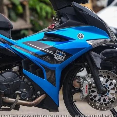 [FreeShip] [Ảnh thật] Tem rời Exciter 2020 - Mẫu Y15ZR xanh đen - Chuẩn From cực đẹp Quyen Decal