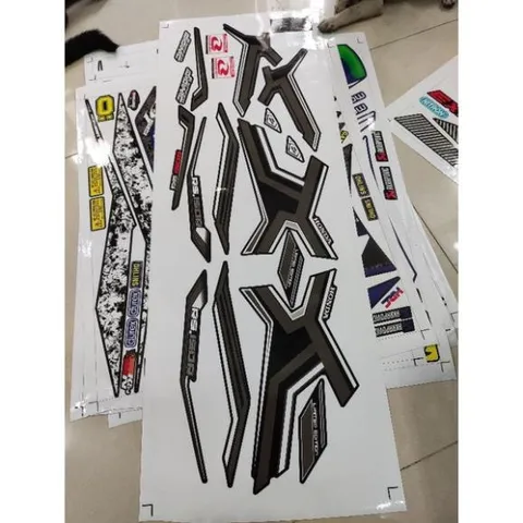 Tem Rời Honda Winner X Rs 150 Đen  - Decal In Chất Lượng