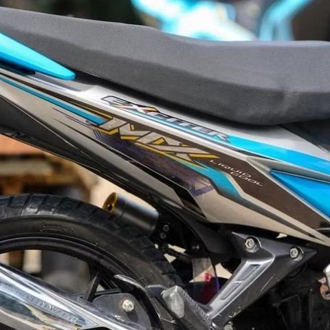 [FreeShip] [Ảnh thật] Tem rời Exciter135 - Mẫu MX xanh đen - Chuẩn From cực đẹp Quyen Decal