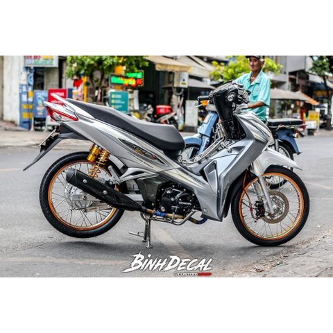 Tem rời Wave 125i - Future 2019 xám đen vàng, thiết kế đẹp mắt, in sắc nét, 3 lớp không bay màu MD00238 Cao Cấp