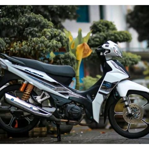 Tem Rời Honda Wave Blade 110 Hoa Văn Dán Xe Trắng  - Decal In Chất Lượng