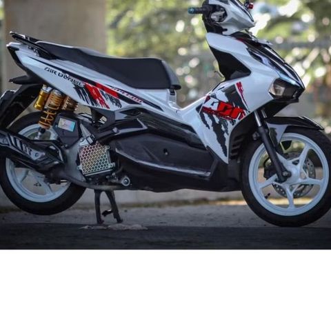 [Ảnh thật] TEM RỜI mẫu ADN Special Edition đỏ đen dán Airblade AB trắng - không bay màu Quyen Decal