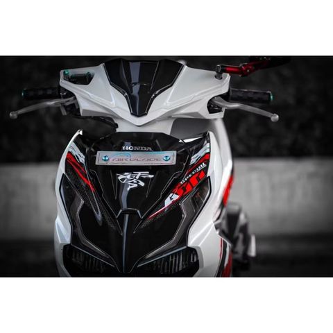 [Ảnh thật] TEM RỜI mẫu ADN Special Edition đỏ đen dán Airblade AB trắng - không bay màu Quyen Decal