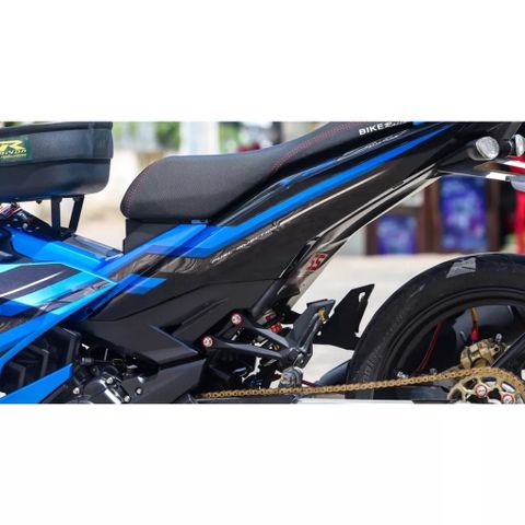 Tem Rời Yamaha Exciter 150 Hoa Văn Xanh Đen 2022  - Decal In Chất Lượng