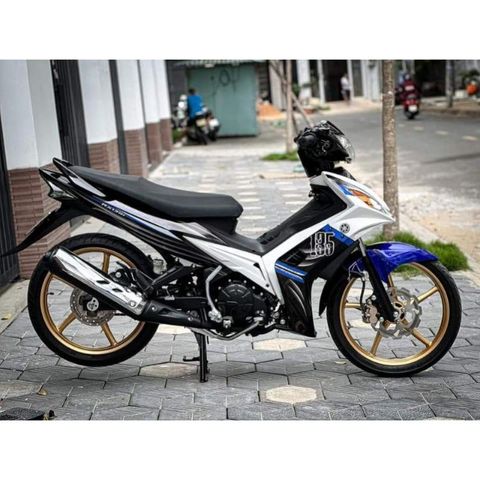 Tem Rời Spark RX 135i Trắng Đen Phối Xanh  - Decal In Chất Lượng