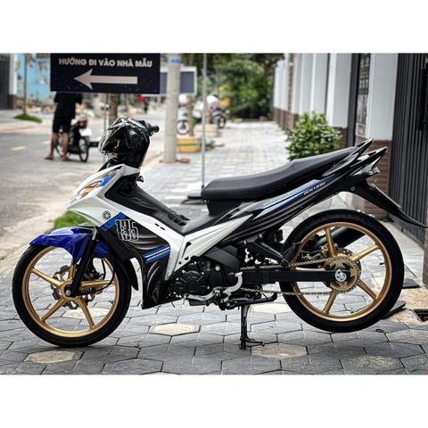 Tem Rời Spark RX 135i Trắng Đen Phối Xanh  - Decal In Chất Lượng