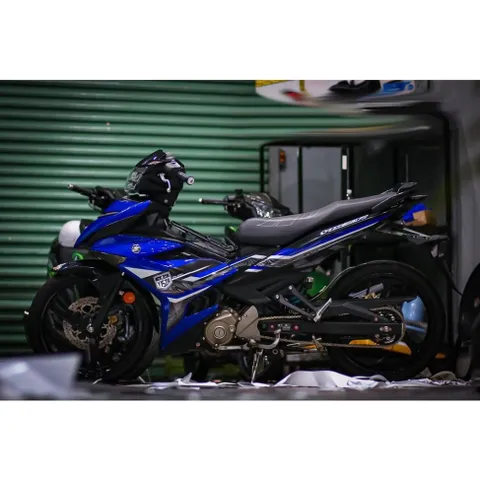 Tem rời Exciter 150 bản Y15ZR 2022 phối đen xanh GP, in sắc nét, 3 lớp không phai màu CM00021 1 2