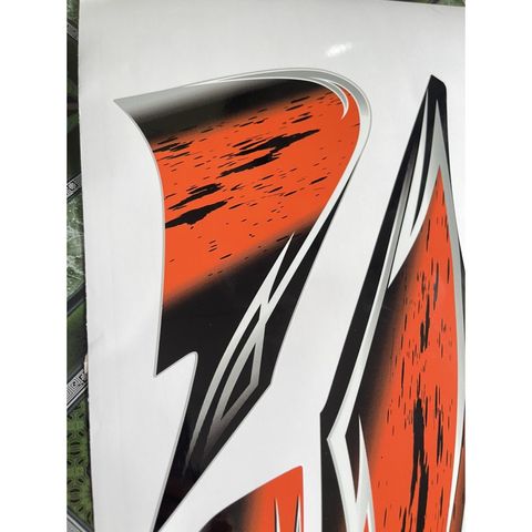 Tem Rời Dán Xe Exciter 2006 Mẫu ZIn Cam Bạc Đen Cực Chuẩn, Hàng 3 Lớp Chất Lượng Cao Quyen Decal