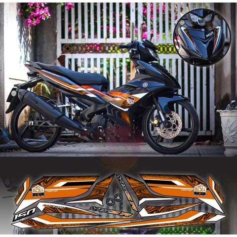 Tem rời ex 150 Y15 mới phối đủ màu