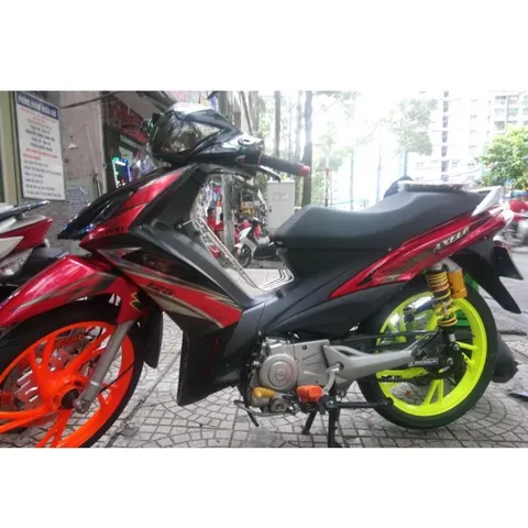 Tem Rời Suzuki Axelo 125 Dán Xe Đỏ - Chất Liệu Crom Cao Cấp  - Decal In Chất Lượng