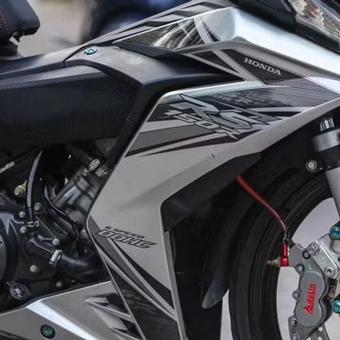 [FreeShip] [Ảnh thật] Tem rời Winner V1 - Mẫu RS150R sọc xám đen - Chuẩn From cực đẹp Quyen Decal