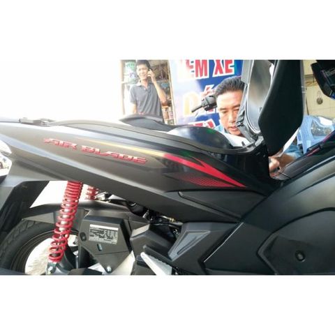 Tem Honda Air Blade 2019 Đen Nhám  - Decal In Chất Lượng