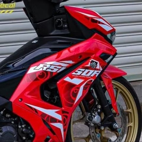TEM DÁN RS150R XE WINNER X V3 MÀU ĐỎ HRC 2023 - Decal Cao Cấp Nhất