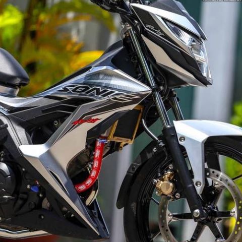 Tem Rời Dán Xe Sonic Mẫu Bạc Đen Đỏ 150R Cực Đẹp, Hàng 3 Lớp Chất Lượng Cao Quyen Decal