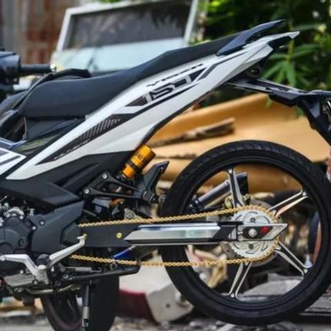 Tem Rời Exciter 150 Y15ZR Dán Xe Trắng Đen  - Decal In Chất Lượng