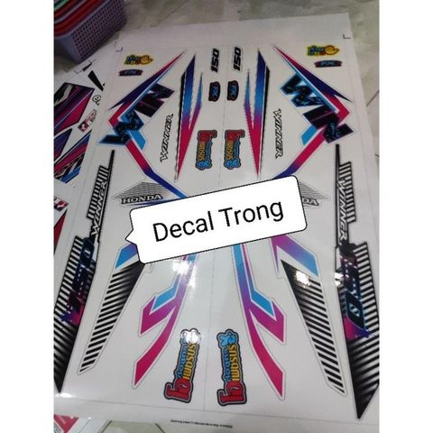 Tem Rời Winner V1 Xám Xi Măng 2022  - Decal In Chất Lượng