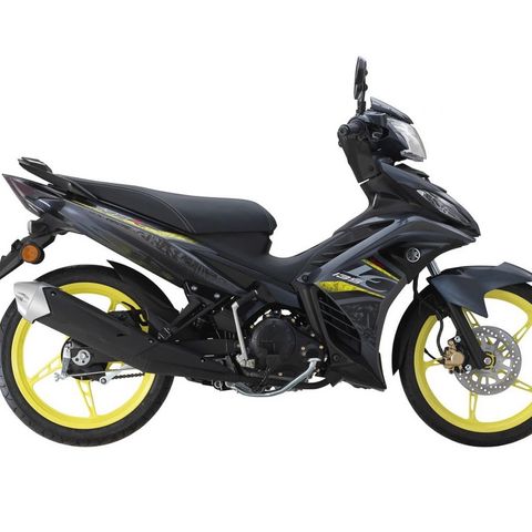 Tem Rời Yamaha Exciter 135 LC Dán Xe Xám Đen Phối Vàng  - Decal In Chất Lượng