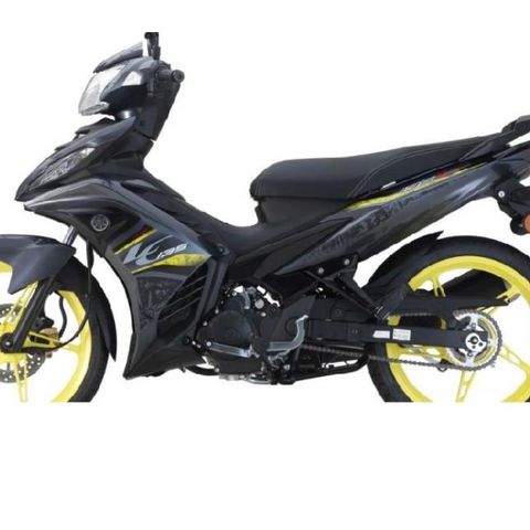 Tem Rời Yamaha Exciter 135 LC Dán Xe Xám Đen Phối Vàng  - Decal In Chất Lượng