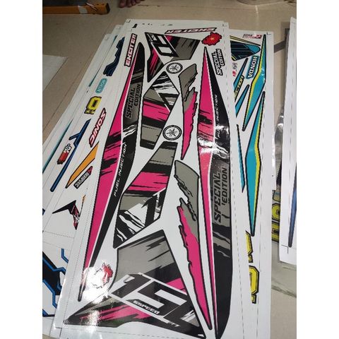 Tem Rời Exciter 150 Đen Hồng Spical Edition 2022  - Decal In Chất Lượng
