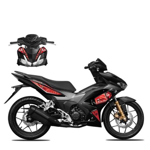 Tem Rời Honda Winner X V3 Logo Gulf Racing Fuels  - Decal In Chất Lượng