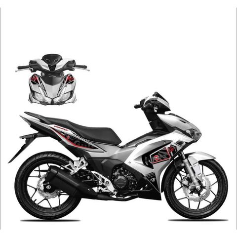 Tem Rời Honda Winner X V3 Logo Gulf Racing Fuels  - Decal In Chất Lượng