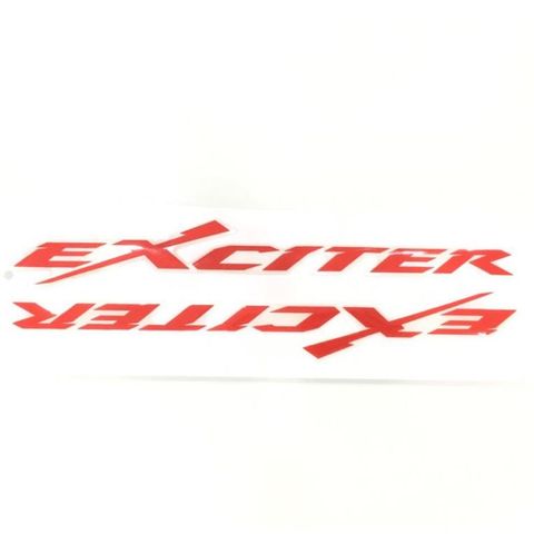 Logo Chữ Nổi Exciter Nhiều Màu  - Decal In Chất Lượng