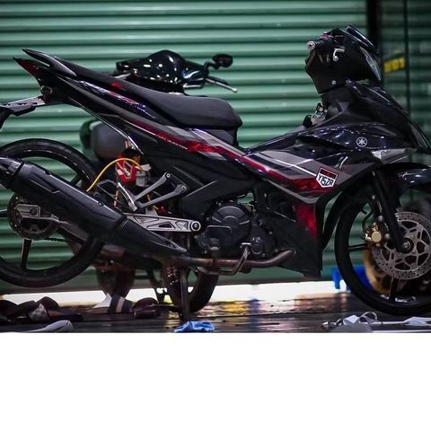 [FreeShip] [Ảnh thật] Tem rời Exciter 2022 - Mẫu Y15ZR xám đỏ nổi bật - Chuẩn From cực đẹp Quyen Decal