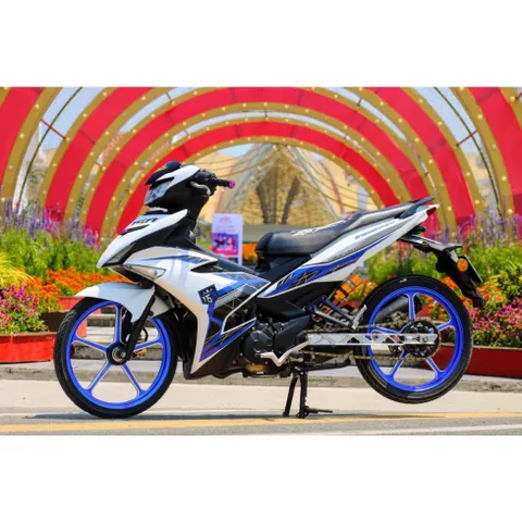 Tem rời Y15ZR xanh Gp đen cho Exciter 150 trắng - siêu hot 2023 Quyen Decal