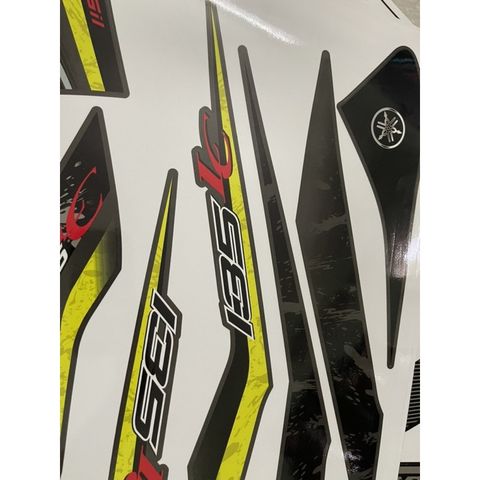Tem Exciter 135 rời dán xe xám đen - mẫu Lc Quyen Decal