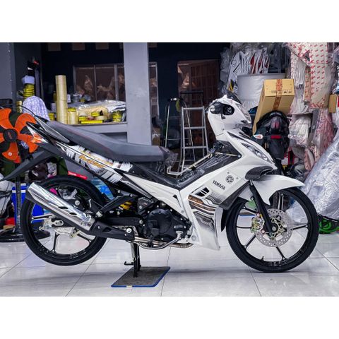 tem rời exciter 2006-2010 trắng đen mẫu ( Mới ) 2023 , tem 3 lớp cao cấp - Decal Cao Cấp Nhất
