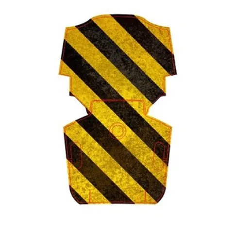 Skin Decal Dán Trang Trí Flycam Mavic Air 2 Vàng Đen - Full Body
