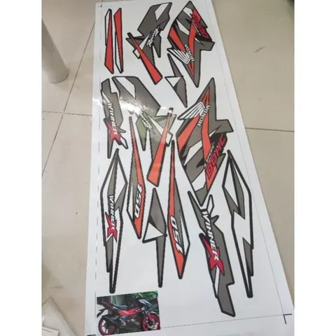 Tem Rời Honda Winner X Cam Đen Mới 2021  - Decal In Chất Lượng